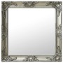 Espejo de pared estilo barroco plateado 60x60 cm de vidaXL, Espejos - Ref: Foro24-320334, Precio: 57,26 €, Descuento: %