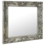 Espejo de pared estilo barroco plateado 60x60 cm de vidaXL, Espejos - Ref: Foro24-320334, Precio: 57,26 €, Descuento: %