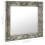 Espejo de pared estilo barroco plateado 60x60 cm de vidaXL, Espejos - Ref: Foro24-320334, Precio: 56,14 €, Descuento: %
