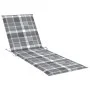 Garden lounger with impregnated pine wood table and cushion by , Loungers - Ref: Foro24-3065848, Price: 132,72 €, Discount: %