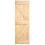 Puerta corredera con herrajes madera maciza de pino 70x210 cm de , Puertas - Ref: Foro24-3203157, Precio: 184,73 €, Descuento: %