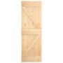 Schiebetür mit Beschlägen aus massivem Kiefernholz, 70 x 210 cm von , Türen - Ref: Foro24-3203157, Preis: 187,78 €, Rabatt: %