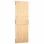 Puerta corredera con herrajes madera maciza de pino 70x210 cm de , Puertas - Ref: Foro24-3203157, Precio: 184,73 €, Descuento: %