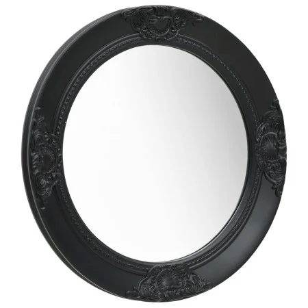 Black baroque style wall mirror 50 cm by vidaXL, Mirrors - Ref: Foro24-320347, Price: 48,00 €, Discount: %