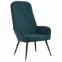 Entspannungssessel mit blauem Samthocker von , Sessel - Ref: Foro24-3097629, Preis: 128,41 €, Rabatt: %