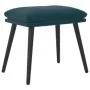 Entspannungssessel mit blauem Samthocker von , Sessel - Ref: Foro24-3097629, Preis: 128,41 €, Rabatt: %