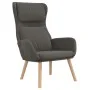 Relaxation armchair with dark gray velvet stool by , Armchairs - Ref: Foro24-3097821, Price: 143,88 €, Discount: %