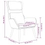 Entspannungssessel mit dunkelgrauem Samthocker von , Sessel - Ref: Foro24-3097821, Preis: 146,40 €, Rabatt: %