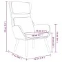 Relaxation armchair with dark gray velvet stool by , Armchairs - Ref: Foro24-3097821, Price: 143,88 €, Discount: %