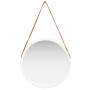 Wall mirror with white strap 50 cm by vidaXL, Mirrors - Ref: Foro24-320364, Price: 46,79 €, Discount: %