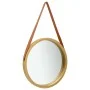 Wall mirror with gold strap 50 cm by vidaXL, Mirrors - Ref: Foro24-320365, Price: 41,41 €, Discount: %