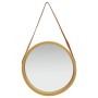 Wall mirror with gold strap 50 cm by vidaXL, Mirrors - Ref: Foro24-320365, Price: 42,07 €, Discount: %