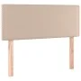 Cama box spring con colchón cuero sintético capuchino 90x190 cm de , Camas y somieres - Ref: Foro24-3141040, Precio: 312,46 €...