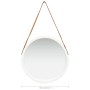 Wandspiegel mit weißem Band 50 cm von vidaXL, Spiegel - Ref: Foro24-320364, Preis: 46,79 €, Rabatt: %