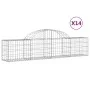 Gabionenkörbe 14 Stück Bogenform Eisen 200x30x40/60 cm von , Töpfe und Pflanzgefäße - Ref: Foro24-3146059, Preis: 596,60 €, R...