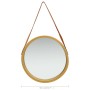 Wall mirror with gold strap 50 cm by vidaXL, Mirrors - Ref: Foro24-320365, Price: 42,07 €, Discount: %