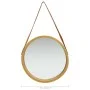 Wall mirror with gold strap 50 cm by vidaXL, Mirrors - Ref: Foro24-320365, Price: 41,41 €, Discount: %