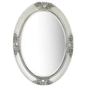 Baroque style silver wall mirror 50x70 cm by vidaXL, Mirrors - Ref: Foro24-320354, Price: 72,82 €, Discount: %
