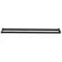 Shower screen with ESG glass and black aluminum shelf 90x195 cm by , Shower walls and screens - Ref: Foro24-3185455, Price: 1...