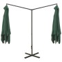 Doppelter Sonnenschirm mit grünem Stahlmast 600x300 cm von , Sonnenschirme - Ref: Foro24-312554, Preis: 160,33 €, Rabatt: %