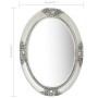 Baroque style silver wall mirror 50x70 cm by vidaXL, Mirrors - Ref: Foro24-320354, Price: 74,63 €, Discount: %