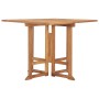 Folding garden dining table teak wood 90x90x75 cm by , Garden tables - Ref: Foro24-315448, Price: 184,89 €, Discount: %