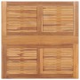 Folding garden dining table teak wood 90x90x75 cm by , Garden tables - Ref: Foro24-315448, Price: 184,89 €, Discount: %