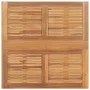 Folding garden dining table teak wood 90x90x75 cm by , Garden tables - Ref: Foro24-315448, Price: 181,67 €, Discount: %