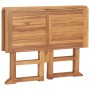 Folding garden dining table teak wood 90x90x75 cm by , Garden tables - Ref: Foro24-315448, Price: 184,89 €, Discount: %