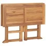 Folding garden dining table teak wood 90x90x75 cm by , Garden tables - Ref: Foro24-315448, Price: 181,67 €, Discount: %