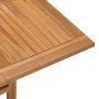 Folding garden dining table teak wood 90x90x75 cm by , Garden tables - Ref: Foro24-315448, Price: 181,67 €, Discount: %