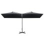 Sombrilla doble de jardín con palo de acero antracita 600x300cm by , Umbrellas - Ref: Foro24-312556, Price: 186,78 €, Discoun...