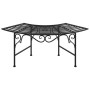 Schwarze Gartenbank aus Stahl, 113 cm von , Gartenbänke - Ref: Foro24-318826, Preis: 110,21 €, Rabatt: %