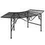 Banco de jardín de acero negro 113 cm de , Bancos de jardín - Ref: Foro24-318826, Precio: 108,20 €, Descuento: %