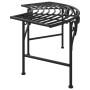 Banco de jardín de acero negro 113 cm by , garden benches - Ref: Foro24-318826, Price: 110,21 €, Discount: %