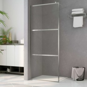 Mampara de ducha accesible vidrio ESG claro 80x195 cm