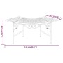 Schwarze Gartenbank aus Stahl, 113 cm von , Gartenbänke - Ref: Foro24-318826, Preis: 110,21 €, Rabatt: %