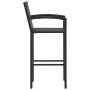 Set de muebles de bar de jardín 3 piezas ratán sintético negro by , Garden sets - Ref: Foro24-3064769, Price: 267,77 €, Disco...