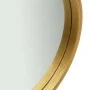 Espejo de pared con correa dorado 40 cm de vidaXL, Espejos - Ref: Foro24-320361, Precio: 31,31 €, Descuento: %