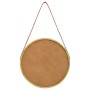 Wall mirror with golden strap 40 cm by vidaXL, Mirrors - Ref: Foro24-320361, Price: 34,15 €, Discount: %