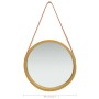 Wall mirror with golden strap 40 cm by vidaXL, Mirrors - Ref: Foro24-320361, Price: 34,15 €, Discount: %