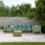 Juego de muebles jardín 7 pzas y cojines madera pino impregnada by , Garden sets - Ref: Foro24-3250879, Price: 779,88 €, Disc...