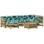Juego de muebles jardín 7 pzas y cojines madera pino impregnada by , Garden sets - Ref: Foro24-3250923, Price: 757,42 €, Disc...