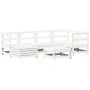 Gartensitzgruppe 7-teilig Massivholz Kiefer Weiß von , Gartensets - Ref: Foro24-3250909, Preis: 470,57 €, Rabatt: %