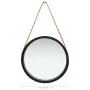 Wall mirror with black strap 40 cm by vidaXL, Mirrors - Ref: Foro24-320363, Price: 37,79 €, Discount: %