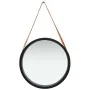 Wall mirror with black strap 50 cm by vidaXL, Mirrors - Ref: Foro24-320367, Price: 55,55 €, Discount: %