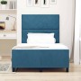 Estructura de cama Azul oscuro 120 x 190 cm Terciopelo