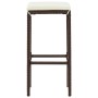 Mesa y taburetes de jardín 5 pzas madera acacia ratán PE marrón by , Garden sets - Ref: Foro24-3295269, Price: 240,87 €, Disc...