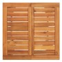 Mesa y taburetes de jardín 5 pzas madera acacia ratán PE marrón by , Garden sets - Ref: Foro24-3295269, Price: 240,87 €, Disc...