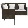Set de sofás forma de L 5 pzas cojines ratán sintético marrón by , Garden sets - Ref: Foro24-318580, Price: 323,40 €, Discoun...